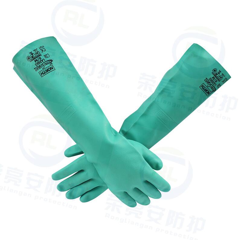 霍尼韦尔LA258G无衬丁腈耐油防穿刺手套