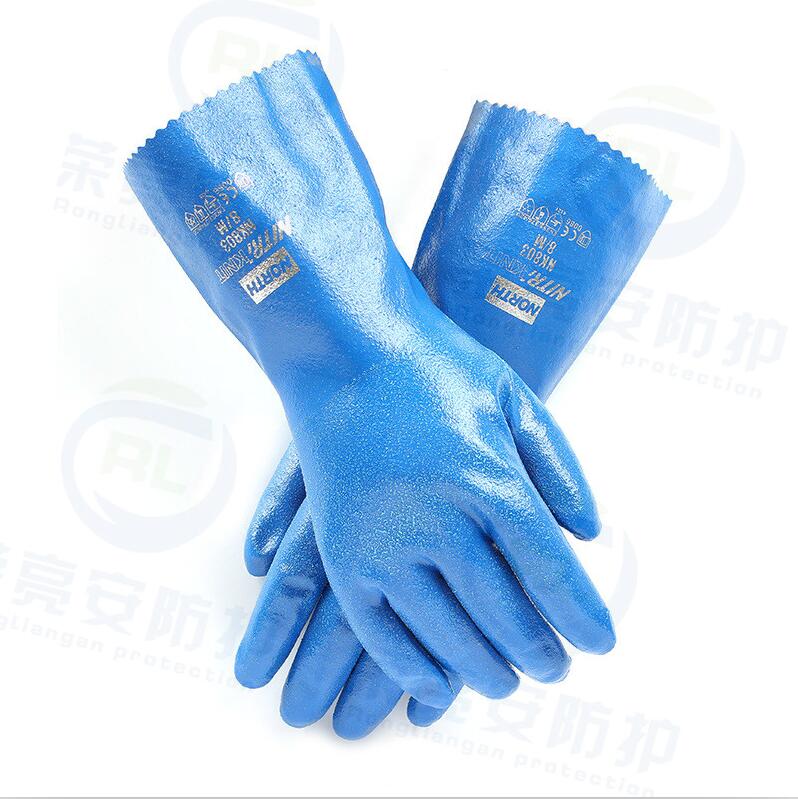 霍尼韦尔NK803带衬植绒防刺穿防化手套