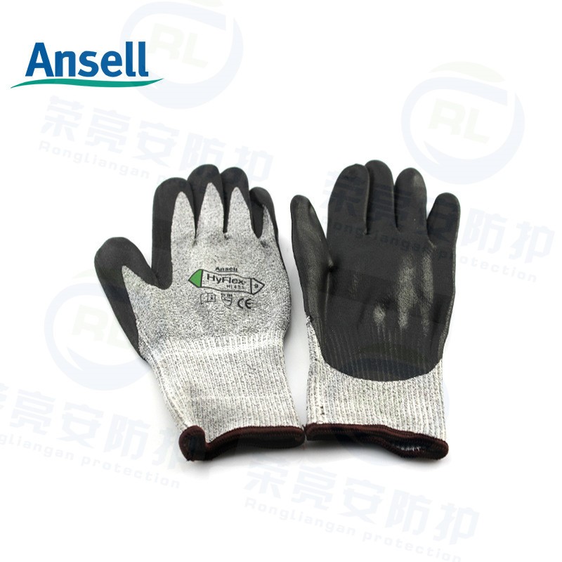 安思尔 HyFlex11-435防割手套5级抗割