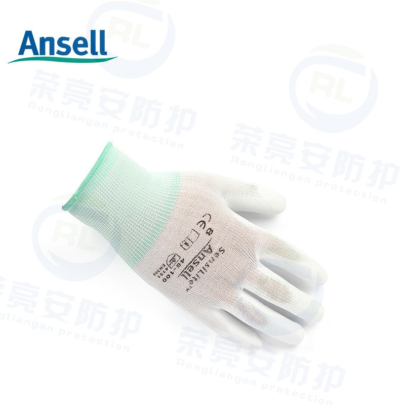 安思尔48-100 PU涂层手套
